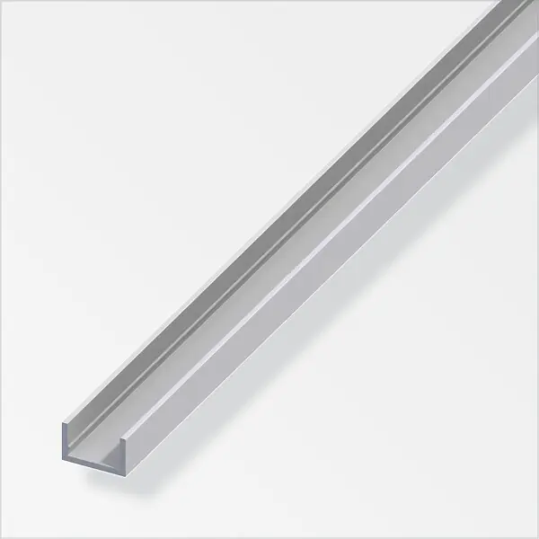 Réduction U profilé 10x22.5mm aluminium anodisé argent 1m ALFER