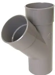 Culotte pvc mf gris 67°30 pour gouttiere diametre 50 mm nicoll Dernier Modèle