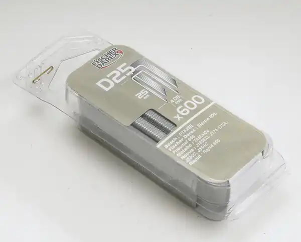 Agrafes type D - Acier galvanisé - 18mm FISCHER DAREX Commande En Gros