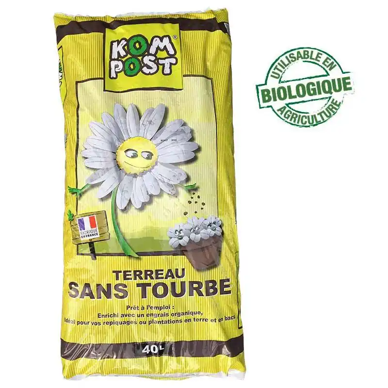 Achetez Aujourd'hui Terreau horticole sans tourbe 40 L RACINE