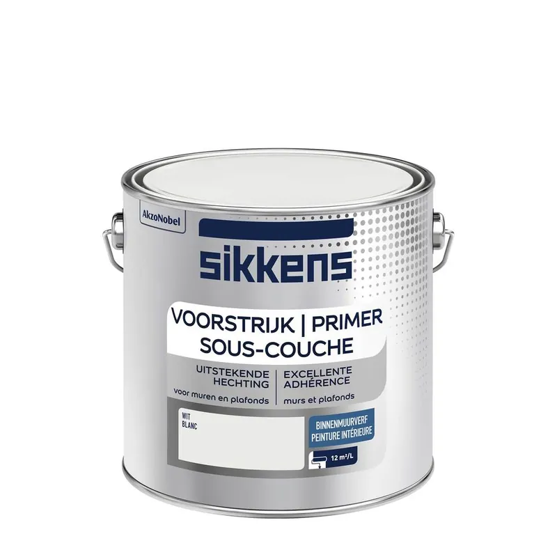 Sous-couche pour peinture intérieure acrylique 2,5 l SIKKENS Quantité Limitée