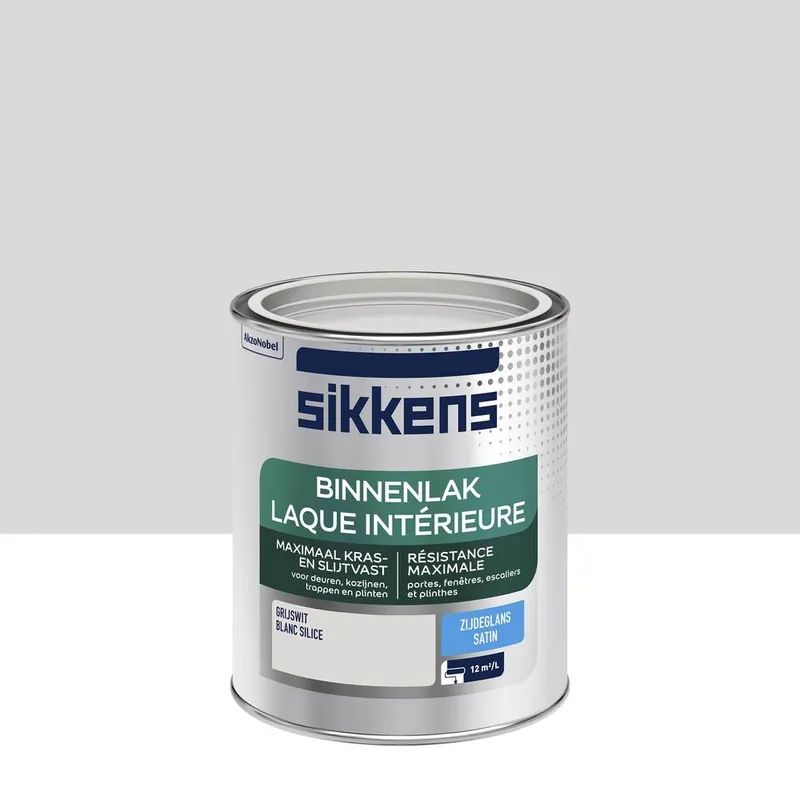 Offre Du Jour Peinture Laque intérieure blanc silice satin 750 ml SIKKENS