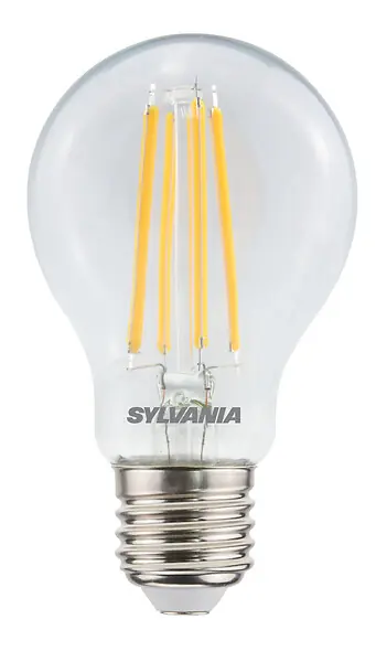 Prix Promo Ampoule LED filament A60 - Verre transparent - 8W - 4000K SYLVANIA