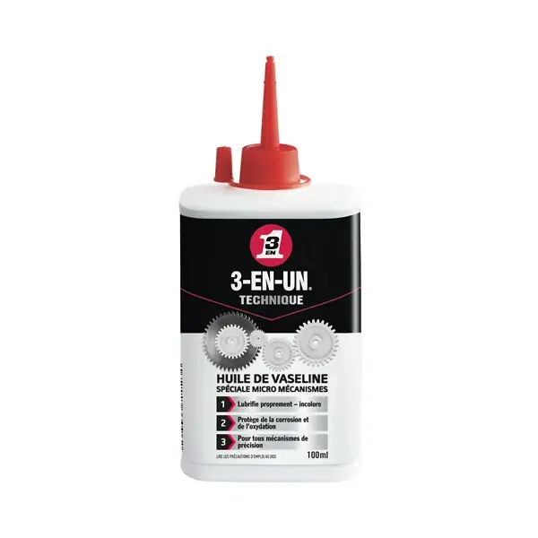 Paiement Sécurisé Huile de Vaseline - Paraffine - 100ml - Burette doseuse 3-EN-UN