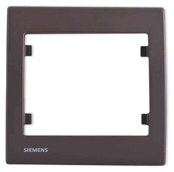 SIEMENS Plaque Simple Soft Marron Delta IRIS Prix Réduit