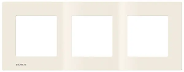 Meilleur Choix SIEMENS Plaque Triple Beige DELTA VIVA