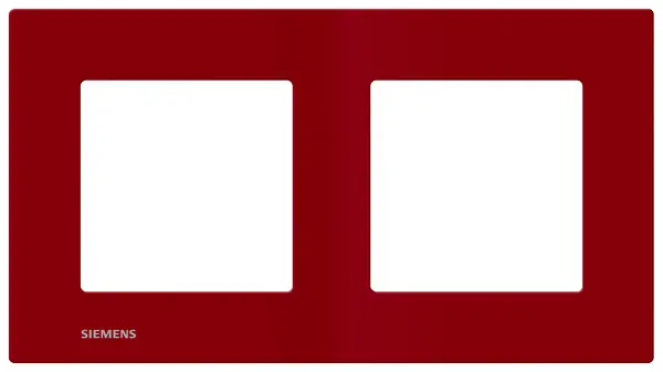 SIEMENS Plaque Double Rouge Siemens DELTA VIVA Prix Choc