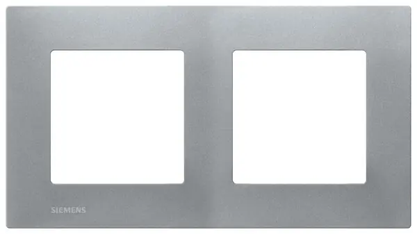Dernier Modèle SIEMENS Plaque Double Silver DELTA VIVA