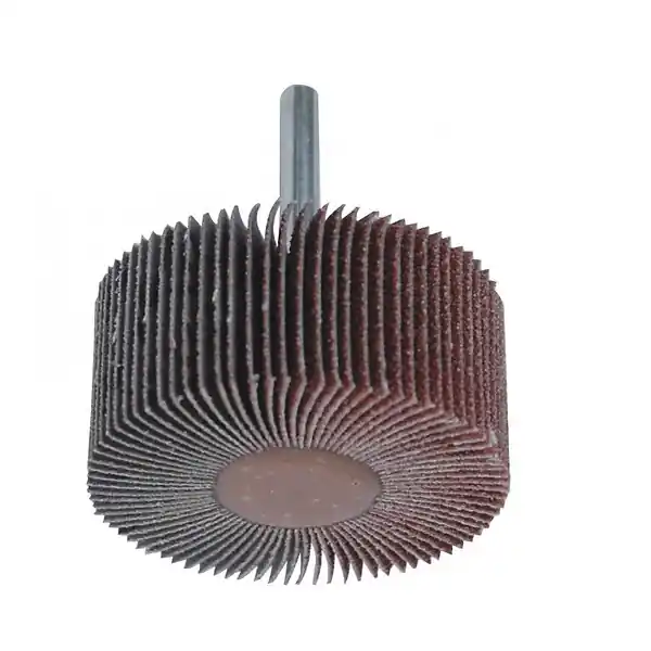 Vente Flash Roue à lamelles corindon pour bois et métal - Grain 60 LEMAN