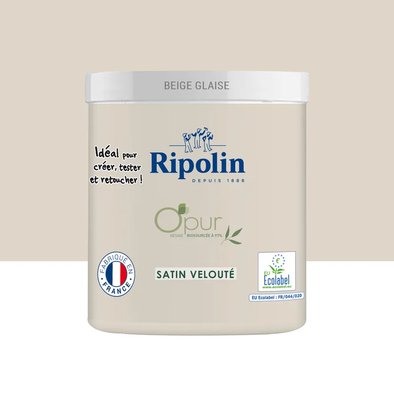Acheter En Ligne Peinture O‘PUR Beige Glaise 75 ml - RIPOLIN