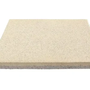 Satisfait Ou Remboursé Dalle extérieure béton lisse 50 x 50 x 4,3 cm sablée Jaune T7 - GGI