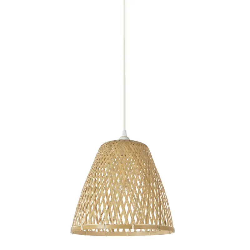 Suspension bambou E27 100W Ø30 cm KAMI - COREP Réduction