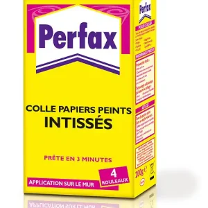 Colle papier peint intissé - Poudre - 200g - 6 rouleaux PERFAX Quantité Limitée