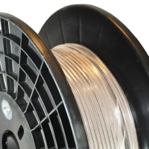 Remise Câble électrique textile gainé 2 x 1 mm² pour luminaire au mètre lin - FOXLIGHT