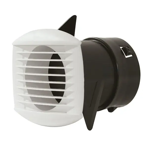 Bouche ventilation - Extraction/Insufflation - Blanc - D80mm AUTOGYRE Nouvelle Collection