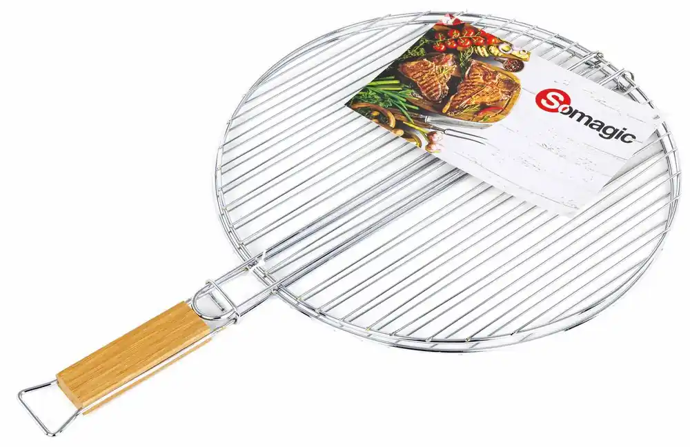 Grille de barbecue double ronde ø 37 cm - SOMAGIC Must-Have