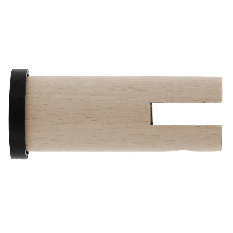 Embout déco fendu à visser en bois et métal diam 28 mm Finition Chêne clair - MOBOIS Dernière Chance