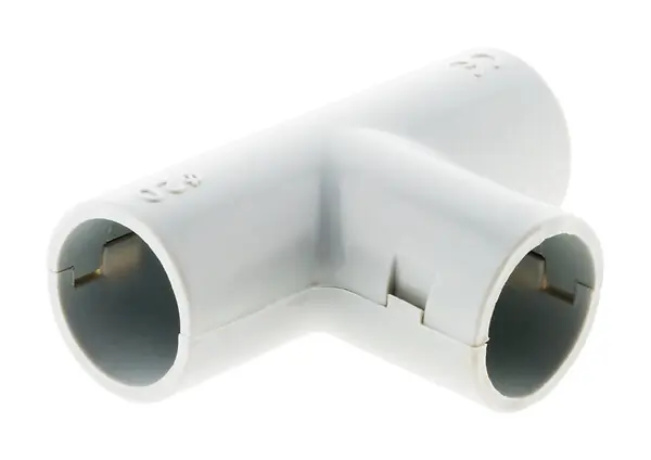 Meilleure Vente Tés de dérivation IRL PVC - Gris - D20mm - Lot de 10 ZENITECH