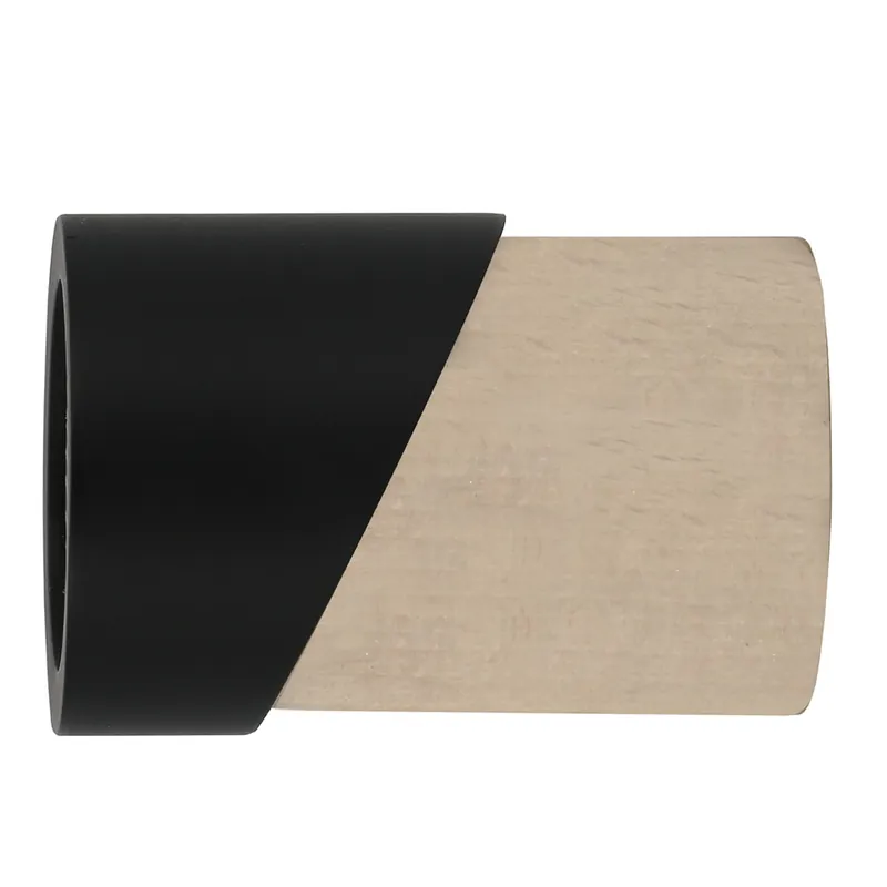 Embout déco cylindre à visser en bois et métal diam 28 mm Finition Chêne clair - MOBOIS Jusqu'à Épuisement Des Stocks