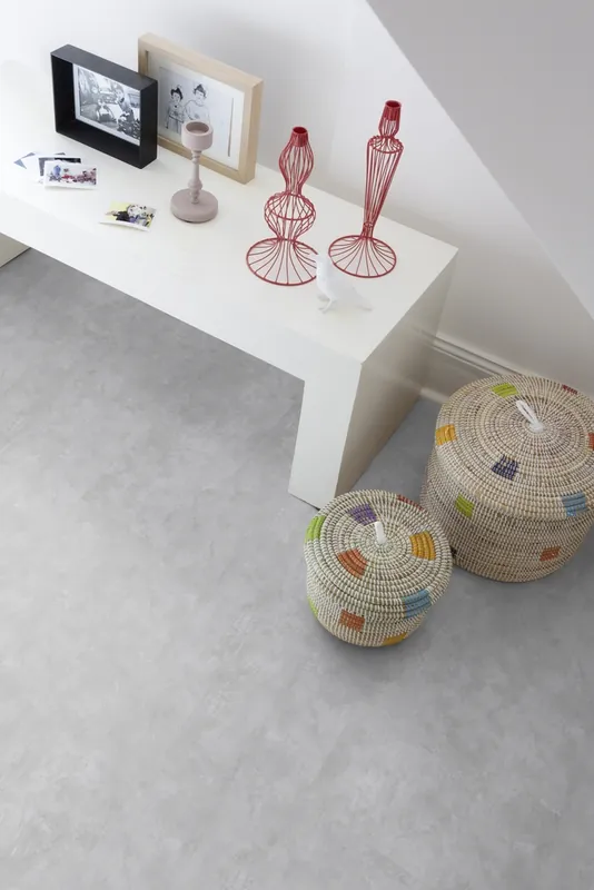 Dalle PVC adhésive effet ciré gris ép2mm 30,5x60,9cm 2.22m²/pqt pièce humide GERFLOR Meilleur Choix