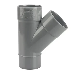 Culotte évacuation bâtiment MF - PVC - D80mm - 45° WAVIN Petit Prix