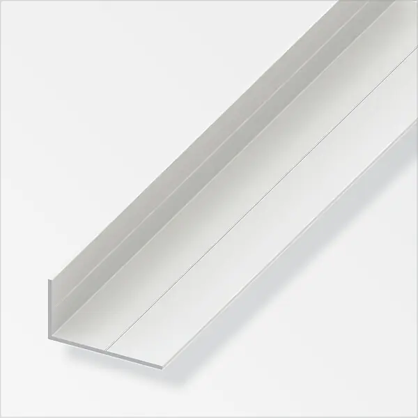 Top Vente Cornière inégale PVC blanc 15.5x27.5mmx2.5m ALFER