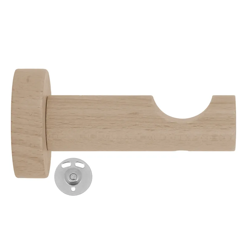 Commander Vite Support ouvert en bois de 80 mm diam 28 mm Finition Bois naturel - MOBOIS