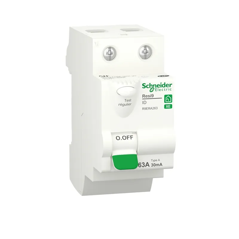 Prix Promo Interrupteur différentiel embrochable 63A 30mA type A - Resi9 XE SCHNEIDER ELECTRIC
