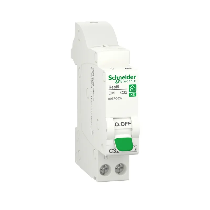 Disjoncteur divisionnaire 32A courbe C 3kA embrochable 1 pôle + neutre - Resi9 XE SCHNEIDER ELECTRIC Bon Marché
