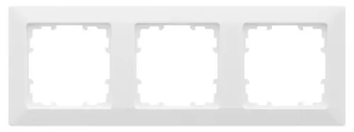 Soldes Plaque 3 postes blanche Delta Line - SIEMENS