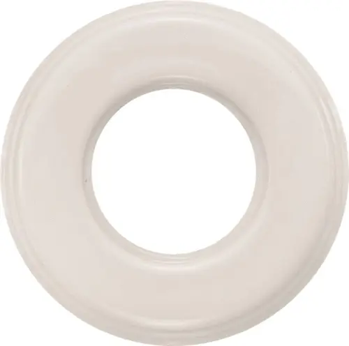 Plaque de finition 1 poste porcelaine blanche - Garby FONTINI Promotion