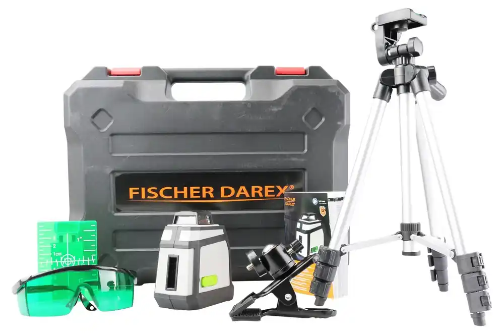 Niveau laser 360 degrés vert avec trépied FISCHER DAREX Vente Directe