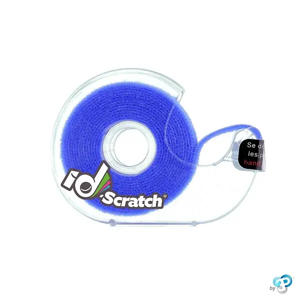 Offre Exclusive Bande auto-agrippante ID-SCRATCH Bleu - 2 cm x 2 m