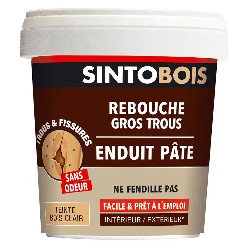 Prix Cassé Enduit pâte clair 1 kg - SINTOBOIS