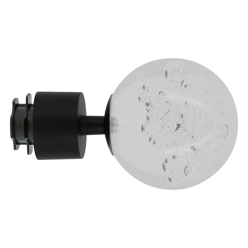 Paiement Sécurisé Embout déco bulles en métal diam 28 mm Finition Noir mat - MOBOIS