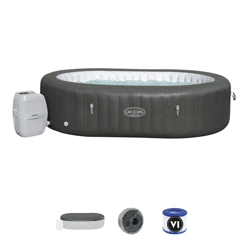 Expédition Rapide Spa gonflable ovale MAURITIUS 180 x 271 cm hauteur 71 cm 7 places - BESTWAY
