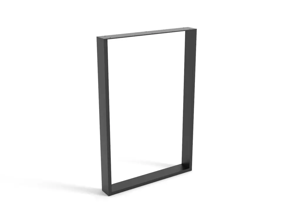 Populaire Pied xxl cadre 80 x 870 x 580 mm métal noir REI