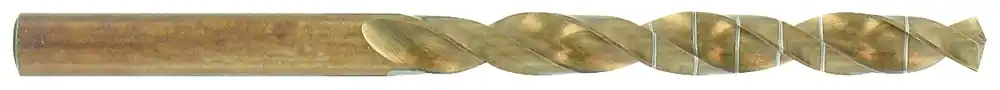 Certifié Foret métal HSS-E5 (Cobalt 5%) cobalt-Revêtu GOLD -DIN338 -h8 -Pointe en croix diamètre 8 mm TIVOLY