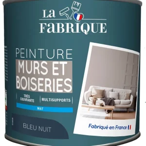 Acheter En Ligne Peinture mur et boiserie Bleu Nuit mat 500 ml - LA FABRIQUE