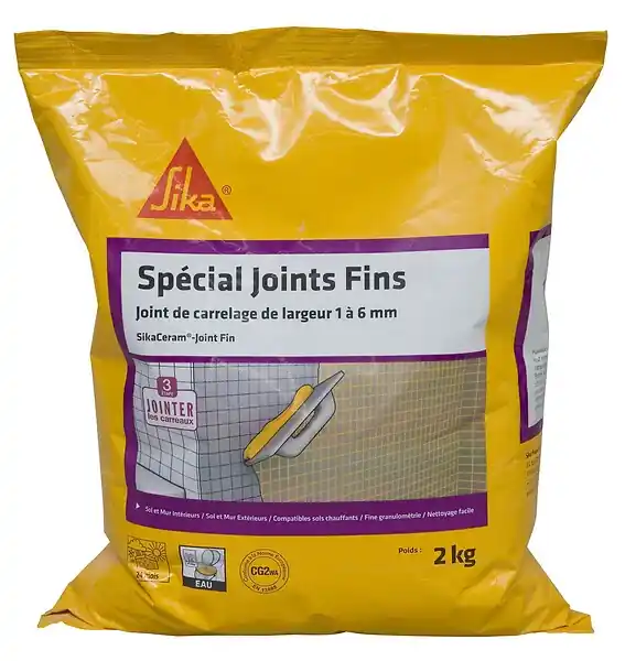 Réduction Joint ciment fin SikaCeram beige 2kg