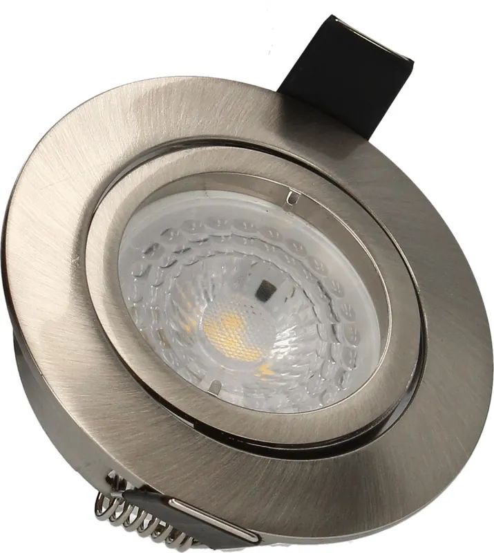 Satisfait Ou Remboursé Spot LED encastrable GU10 orientable lumière blanc neutre Acier - Saphyr ARLUX