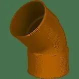 Petit Prix Coude PVC 45° sable - Descente gouttière 80mm - À coller NICOLL