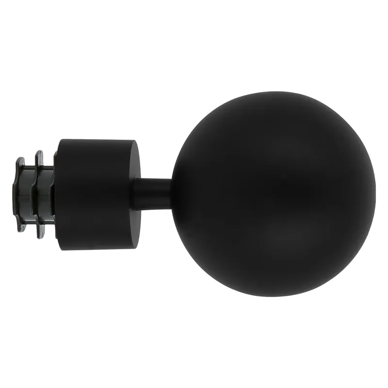 Embout déco boule en métal diam 28 mm Finition Noir mat - MOBOIS Acheter En Ligne