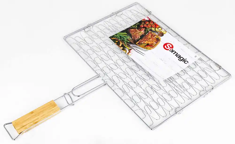 Paiement Sécurisé Grille de cuisson double 40 x 28 cm SOMAGIC