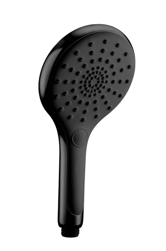 Douchette ronde 3 jets noire 120 mm Soft Touch ESSEBAGNO Meilleur Choix