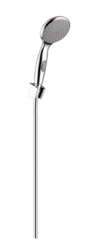 Offre Spéciale Douchette monojet 100 mm chromée avec flexible 150 cm et support Pit-stop ESSEBAGNO