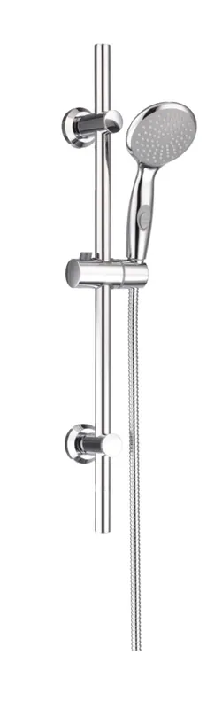 Barre de douche avec douchette stop-eau monojet chromée 100 mm Pit-stop ESSEBAGNO Prix Choc