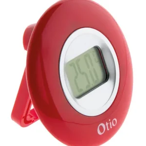 Thermomètre digital intérieur - Rouge - Otio Commande En Gros