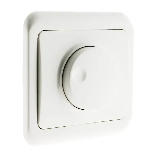 Bon Marché Interrupteur régulateur variateur Blanc - Zenitech