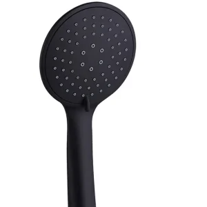 Douchette ronde 3 jets 120 mm noire Oneo ESSEBAGNO Paiement Sécurisé